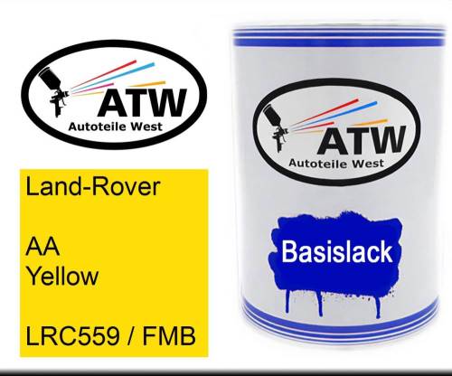 Land-Rover, AA Yellow, LRC559 / FMB: 500ml Lackdose, von ATW Autoteile West.